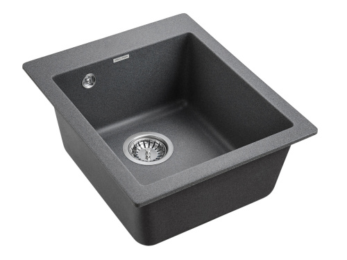 Кухонная мойка Paulmark KANTE 40 PM104249-DG 40х50 цвет серый - фото 2